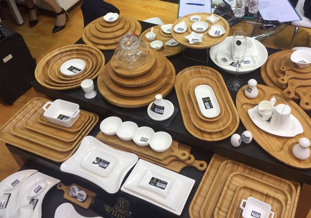 8" Bamboo Round Plate – Ideal for Appetizers, BBQ, and Steak