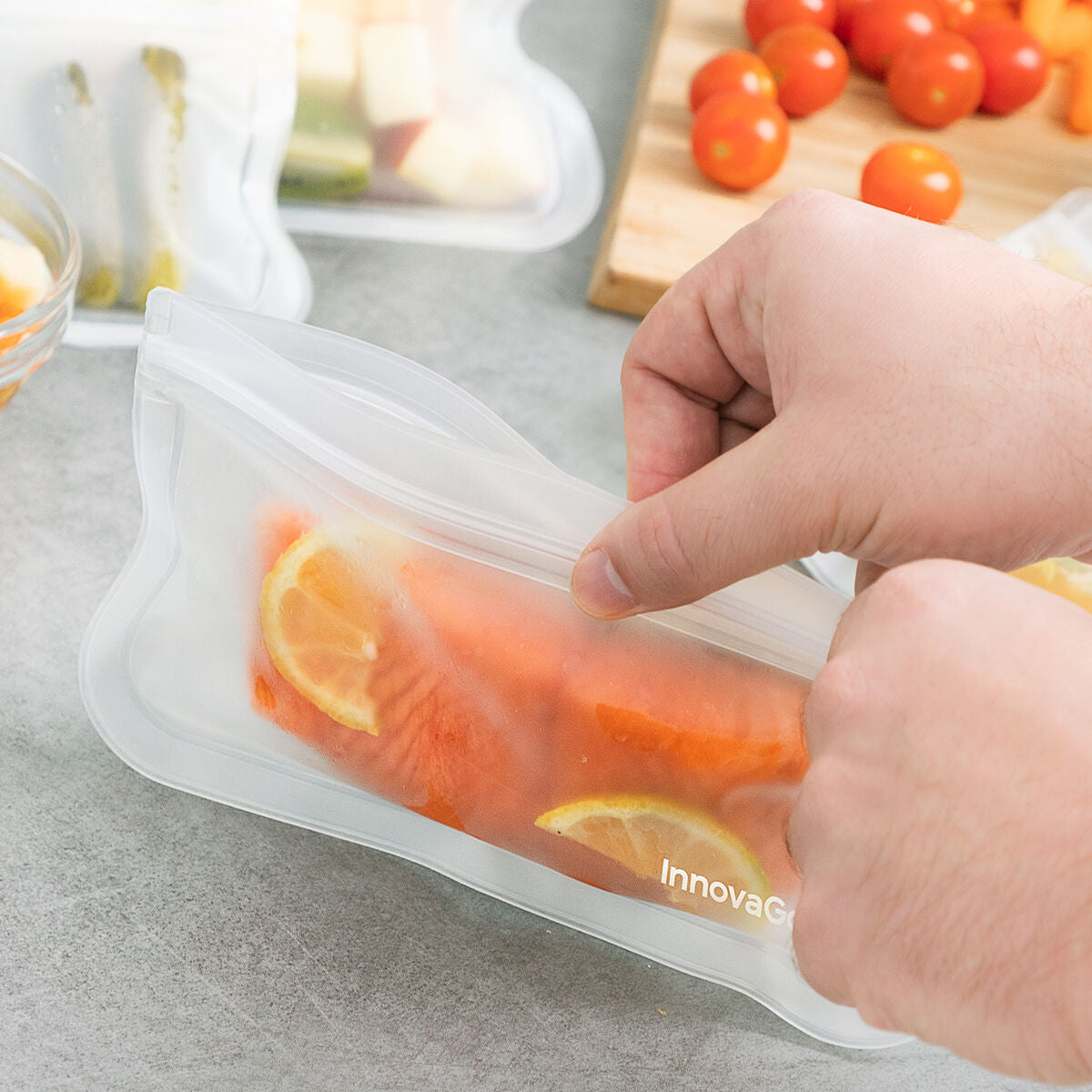 Reusable Food Bag Set 10 Pieces